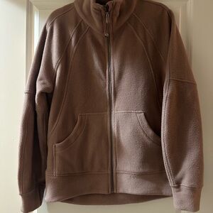 lululemon athletica Cozy Fleece Zip Jacket in Mauve Brown